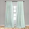 image:imageAmbesonne Abstract Curtains British Tartan Celtic Pattern with Vertical Horizontal Symmetric Stripes Image Window Treatments 2 Panel Set for Living Room Bedroom Pair of  28 x 63 Black WhiteSage Green