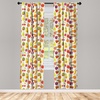 image:imageAmbesonne Abstract Curtains British Tartan Celtic Pattern with Vertical Horizontal Symmetric Stripes Image Window Treatments 2 Panel Set for Living Room Bedroom Pair of  28 x 63 Black WhitePurple White