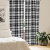 image:imageAmbesonne Abstract Curtains British Tartan Celtic Pattern with Vertical Horizontal Symmetric Stripes Image Window Treatments 2 Panel Set for Living Room Bedroom Pair of  28 x 63 Black WhiteBlack White