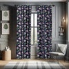 image:imageAmbesonne Abstract Curtains British Tartan Celtic Pattern with Vertical Horizontal Symmetric Stripes Image Window Treatments 2 Panel Set for Living Room Bedroom Pair of  28 x 63 Black WhiteIndigo Green