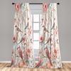 image:imageAmbesonne Abstract Curtains British Tartan Celtic Pattern with Vertical Horizontal Symmetric Stripes Image Window Treatments 2 Panel Set for Living Room Bedroom Pair of  28 x 63 Black WhitePastel Pink Pale Seafoam