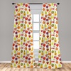 image:imageAmbesonne Abstract Curtains British Tartan Celtic Pattern with Vertical Horizontal Symmetric Stripes Image Window Treatments 2 Panel Set for Living Room Bedroom Pair of  28 x 63 Black WhitePurple White