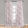 image:imageAmbesonne Abstract Curtains British Tartan Celtic Pattern with Vertical Horizontal Symmetric Stripes Image Window Treatments 2 Panel Set for Living Room Bedroom Pair of  28 x 63 Black WhiteRose Black White