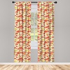 image:imageAmbesonne Abstract Curtains British Tartan Celtic Pattern with Vertical Horizontal Symmetric Stripes Image Window Treatments 2 Panel Set for Living Room Bedroom Pair of  28 x 63 Black WhiteScarlet Yellow