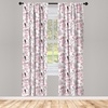 image:imageAmbesonne Abstract Curtains British Tartan Celtic Pattern with Vertical Horizontal Symmetric Stripes Image Window Treatments 2 Panel Set for Living Room Bedroom Pair of  28 x 63 Black WhiteRose Black White
