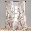 image:imageAmbesonne Abstract Curtains British Tartan Celtic Pattern with Vertical Horizontal Symmetric Stripes Image Window Treatments 2 Panel Set for Living Room Bedroom Pair of  28 x 63 Black WhitePastel Pink Pale Seafoam