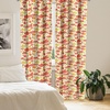 image:imageAmbesonne Abstract Curtains British Tartan Celtic Pattern with Vertical Horizontal Symmetric Stripes Image Window Treatments 2 Panel Set for Living Room Bedroom Pair of  28 x 63 Black WhiteScarlet Yellow