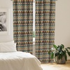 image:imageAmbesonne Abstract Curtains British Tartan Celtic Pattern with Vertical Horizontal Symmetric Stripes Image Window Treatments 2 Panel Set for Living Room Bedroom Pair of  28 x 63 Black WhiteBeige Yellow