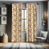 image:imageAmbesonne Abstract Curtains British Tartan Celtic Pattern with Vertical Horizontal Symmetric Stripes Image Window Treatments 2 Panel Set for Living Room Bedroom Pair of  28 x 63 Black WhitePurple White