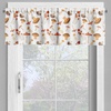image:imageAmbesonne Abstract Kitchen Curtains Absurd Vector Smoky Wavy Floral Design Rainbow Alike Stripes and Lines Print Window Drapes 2 Panel Set for Kitchen Cafe Decor 55 x 39 White MulticolorWarm Taupe Brown and Coral