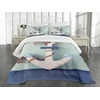 image:imageAmbesonne Anchor Bedspread Set Wooden White Rusty Marine Boating Anchor and Motif Design 3 Piece Decorative Bedding Coverlet and 2 Pillow Shams Queen Size Pale Blue