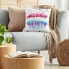 image:imageAmbesonne Animal Throw Pillow Cushion Cover Flamingos Print of Long Leged Love Birds Feathers Romance Brushstroke Splash Watercolor Decorative Square Accent Pillow Case 18 X 18 Pink Blue PurplePink Blue Purple