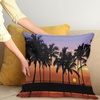 image:imageAmbesonne Animal Throw Pillow Cushion Cover Flamingos Print of Long Leged Love Birds Feathers Romance Brushstroke Splash Watercolor Decorative Square Accent Pillow Case 18 X 18 Pink Blue PurpleMauve Black