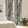 image:imageAmbesonne Animals Curtains Urban Jungle Themed Modern Boho Detail Roundy Fox Elephant Tiger Print Window Treatments 2 Panel Set for Living Room Bedroom Pair of  28 x 63 Dark Orange Teal BeigeCadet Blue Beige and Brown