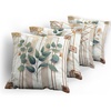 image:imageAmbesonne Antique Throw Pillow Cushion Cover Thai Culture Vector Abstract Background Flower Pattern Design Art Illustration Print Decorative Square Accent Pillow Case 24 X 24 RubyCinnamon Blue Grey Green