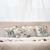 image:imageAmbesonne Antique Throw Pillow Cushion Cover Thai Culture Vector Abstract Background Flower Pattern Design Art Illustration Print Decorative Square Accent Pillow Case 24 X 24 RubyCinnamon Blue Grey Green