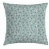 image:imageAmbesonne Antique Throw Pillow Cushion Cover Thai Culture Vector Abstract Background Flower Pattern Design Art Illustration Print Decorative Square Accent Pillow Case 24 X 24 RubyPale Blue Cream Umber
