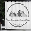 image:imageAmbesonne Birds Shower Curtain Cheerful Happy Birds Singing on Lively Tree Branches with Colorful Spring Leaves Cloth Fabric Bathroom Decor Set with Hooks 69 W x 70 L Eggshell MulticolorPale Grey Charcoal Grey