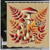 image:imageAmbesonne Birds Shower Curtain Cheerful Happy Birds Singing on Lively Tree Branches with Colorful Spring Leaves Cloth Fabric Bathroom Decor Set with Hooks 69 W x 70 L Eggshell MulticolorVermilion and Marigold