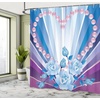 image:imageAmbesonne Birds Shower Curtain Cheerful Happy Birds Singing on Lively Tree Branches with Colorful Spring Leaves Cloth Fabric Bathroom Decor Set with Hooks 69 W x 70 L Eggshell MulticolorBlue Purple Pink