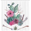 image:imageAmbesonne Birds Shower Curtain Cheerful Happy Birds Singing on Lively Tree Branches with Colorful Spring Leaves Cloth Fabric Bathroom Decor Set with Hooks 69 W x 70 L Eggshell MulticolorGreen Pink Brown