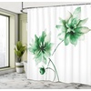 image:imageAmbesonne Birds Shower Curtain Cheerful Happy Birds Singing on Lively Tree Branches with Colorful Spring Leaves Cloth Fabric Bathroom Decor Set with Hooks 69 W x 70 L Eggshell MulticolorApple Green