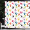 image:imageAmbesonne Birds Shower Curtain Cheerful Happy Birds Singing on Lively Tree Branches with Colorful Spring Leaves Cloth Fabric Bathroom Decor Set with Hooks 69 W x 70 L Eggshell MulticolorYellow Teal and Red