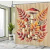 image:imageAmbesonne Birds Shower Curtain Cheerful Happy Birds Singing on Lively Tree Branches with Colorful Spring Leaves Cloth Fabric Bathroom Decor Set with Hooks 69 W x 70 L Eggshell MulticolorVermilion and Marigold