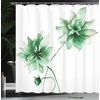 image:imageAmbesonne Birds Shower Curtain Cheerful Happy Birds Singing on Lively Tree Branches with Colorful Spring Leaves Cloth Fabric Bathroom Decor Set with Hooks 69 W x 70 L Eggshell MulticolorApple Green
