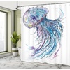 image:imageAmbesonne Birds Shower Curtain Cheerful Happy Birds Singing on Lively Tree Branches with Colorful Spring Leaves Cloth Fabric Bathroom Decor Set with Hooks 69 W x 70 L Eggshell MulticolorBlue White