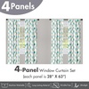 image:imageAmbesonne Birds and Nature Curtains Muted Tone Leafy Floral Huddles with Hummingbirds Urban Jungle Window Treatments 2 Panel Set for Living Room Bedroom Pair of  28 x 63 Blue Grey Dried RoseTeal Green
