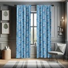 image:imageAmbesonne Birds and Nature Curtains Muted Tone Leafy Floral Huddles with Hummingbirds Urban Jungle Window Treatments 2 Panel Set for Living Room Bedroom Pair of  28 x 63 Blue Grey Dried RoseNight Blue