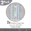 image:imageAmbesonne Birds and Nature Curtains Muted Tone Leafy Floral Huddles with Hummingbirds Urban Jungle Window Treatments 2 Panel Set for Living Room Bedroom Pair of  28 x 63 Blue Grey Dried RoseBlue Green