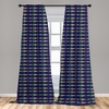 image:imageAmbesonne Birds and Nature Curtains Muted Tone Leafy Floral Huddles with Hummingbirds Urban Jungle Window Treatments 2 Panel Set for Living Room Bedroom Pair of  28 x 63 Blue Grey Dried RoseRoyal Blue