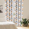 image:imageAmbesonne Birds and Nature Curtains Muted Tone Leafy Floral Huddles with Hummingbirds Urban Jungle Window Treatments 2 Panel Set for Living Room Bedroom Pair of  28 x 63 Blue Grey Dried RoseWhite Orange