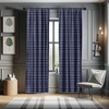 image:imageAmbesonne Birds and Nature Curtains Muted Tone Leafy Floral Huddles with Hummingbirds Urban Jungle Window Treatments 2 Panel Set for Living Room Bedroom Pair of  28 x 63 Blue Grey Dried RoseRoyal Blue