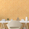 image:imageAmbesonne Blush Pink Peel amp Stick Wallpaper for Home Geometric Pattern with Diamond Check Modern Triangles Futuristic Art SelfAdhesive Living Room Kitchen Accent 13 x 100 Pale Mustard and BlushChampagne and Peach