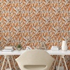 image:imageAmbesonne Blush Pink Peel amp Stick Wallpaper for Home Geometric Pattern with Diamond Check Modern Triangles Futuristic Art SelfAdhesive Living Room Kitchen Accent 13 x 100 Pale Mustard and BlushApricot Burnt Orange