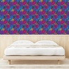 image:imageAmbesonne Blush Pink Peel amp Stick Wallpaper for Home Geometric Pattern with Diamond Check Modern Triangles Futuristic Art SelfAdhesive Living Room Kitchen Accent 13 x 100 Pale Mustard and BlushMagenta Azure Blue