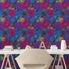 image:imageAmbesonne Blush Pink Peel amp Stick Wallpaper for Home Geometric Pattern with Diamond Check Modern Triangles Futuristic Art SelfAdhesive Living Room Kitchen Accent 13 x 100 Pale Mustard and BlushMagenta Azure Blue