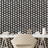 image:imageAmbesonne Blush Pink Peel amp Stick Wallpaper for Home Geometric Pattern with Diamond Check Modern Triangles Futuristic Art SelfAdhesive Living Room Kitchen Accent 13 x 100 Pale Mustard and BlushDark Grey and Ivory