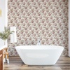 image:imageAmbesonne Blush Pink Peel amp Stick Wallpaper for Home Geometric Pattern with Diamond Check Modern Triangles Futuristic Art SelfAdhesive Living Room Kitchen Accent 13 x 100 Pale Mustard and BlushDried Rose Umber Fawn