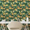 image:imageAmbesonne Blush Pink Peel amp Stick Wallpaper for Home Geometric Pattern with Diamond Check Modern Triangles Futuristic Art SelfAdhesive Living Room Kitchen Accent 13 x 100 Pale Mustard and BlushDark Teal Mustard and Green