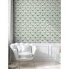 image:imageAmbesonne Blush Pink Peel amp Stick Wallpaper for Home Geometric Pattern with Diamond Check Modern Triangles Futuristic Art SelfAdhesive Living Room Kitchen Accent 13 x 100 Pale Mustard and BlushPale Teal Coral Cream