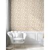 image:imageAmbesonne Blush Pink Peel amp Stick Wallpaper for Home Geometric Pattern with Diamond Check Modern Triangles Futuristic Art SelfAdhesive Living Room Kitchen Accent 13 x 100 Pale Mustard and BlushTan White