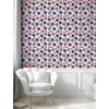 image:imageAmbesonne Blush Pink Peel amp Stick Wallpaper for Home Geometric Pattern with Diamond Check Modern Triangles Futuristic Art SelfAdhesive Living Room Kitchen Accent 13 x 100 Pale Mustard and BlushIndigo Red White