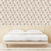 image:imageAmbesonne Blush Pink Peel amp Stick Wallpaper for Home Geometric Pattern with Diamond Check Modern Triangles Futuristic Art SelfAdhesive Living Room Kitchen Accent 13 x 100 Pale Mustard and BlushDried Rose Umber Fawn