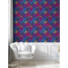 image:imageAmbesonne Blush Pink Peel amp Stick Wallpaper for Home Geometric Pattern with Diamond Check Modern Triangles Futuristic Art SelfAdhesive Living Room Kitchen Accent 13 x 100 Pale Mustard and BlushMagenta Azure Blue