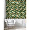 image:imageAmbesonne Blush Pink Peel amp Stick Wallpaper for Home Geometric Pattern with Diamond Check Modern Triangles Futuristic Art SelfAdhesive Living Room Kitchen Accent 13 x 100 Pale Mustard and BlushDark Teal Mustard and Green