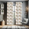 image:imageAmbesonne Candy Cane Curtains Aquarelle Style Sweets Traditional Christmas Festivity Winter Celebrations Window Treatments 2 Panel Set for Living Room Bedroom Pair of  28 x 84 White AquaBurgundy Tan and Vermilion